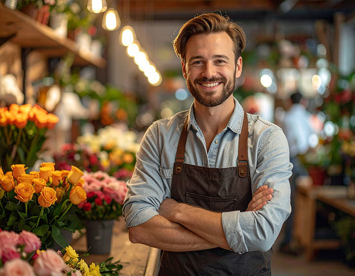 Successful florist business growing with SEO
